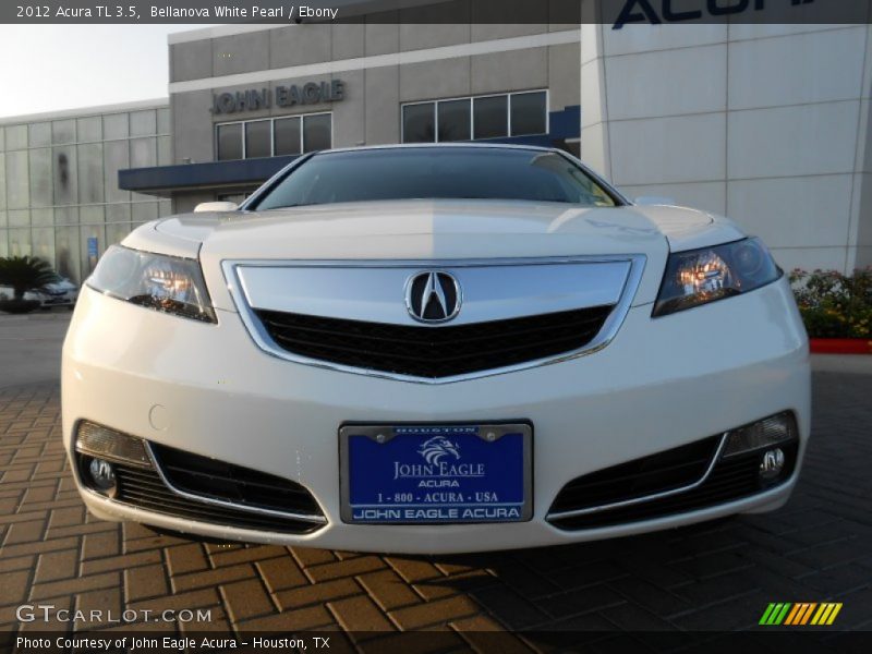 Bellanova White Pearl / Ebony 2012 Acura TL 3.5