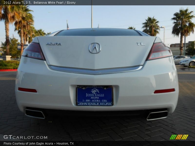Bellanova White Pearl / Ebony 2012 Acura TL 3.5