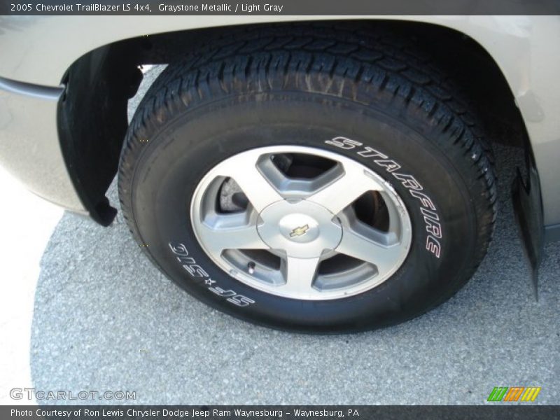 Graystone Metallic / Light Gray 2005 Chevrolet TrailBlazer LS 4x4
