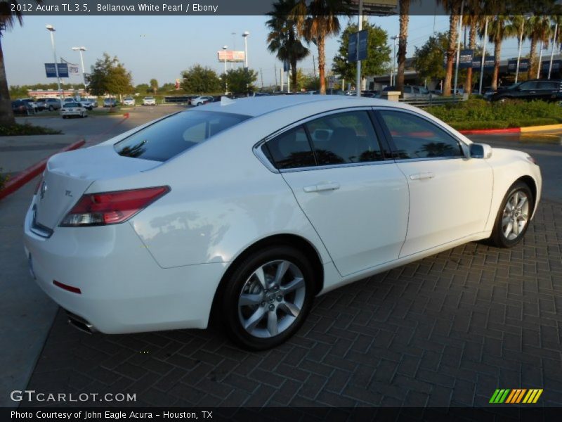 Bellanova White Pearl / Ebony 2012 Acura TL 3.5