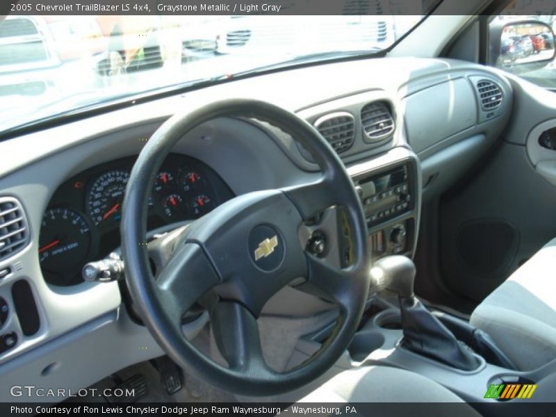 Graystone Metallic / Light Gray 2005 Chevrolet TrailBlazer LS 4x4