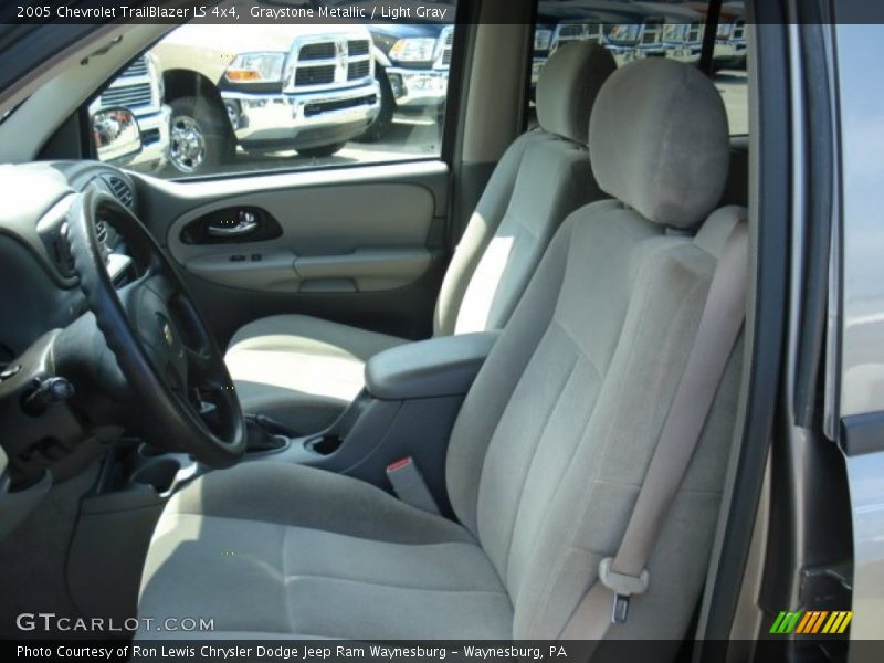 Graystone Metallic / Light Gray 2005 Chevrolet TrailBlazer LS 4x4