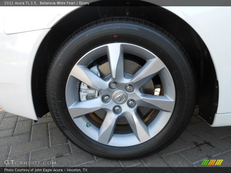 Bellanova White Pearl / Ebony 2012 Acura TL 3.5