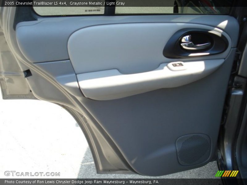 Graystone Metallic / Light Gray 2005 Chevrolet TrailBlazer LS 4x4