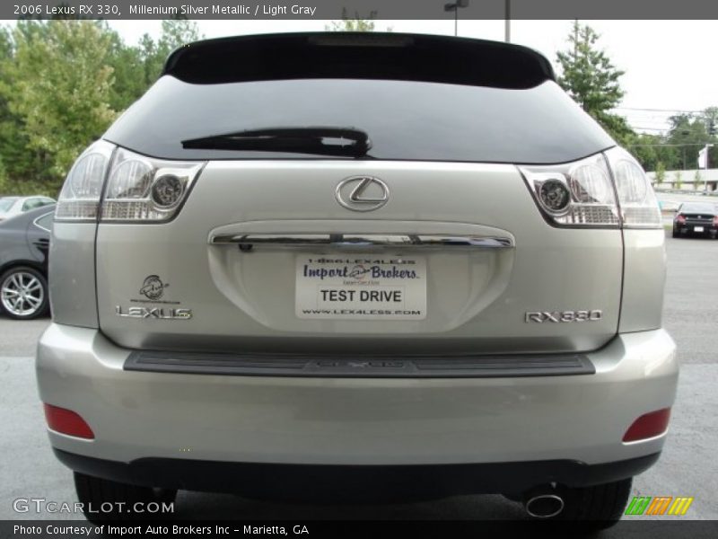 Millenium Silver Metallic / Light Gray 2006 Lexus RX 330