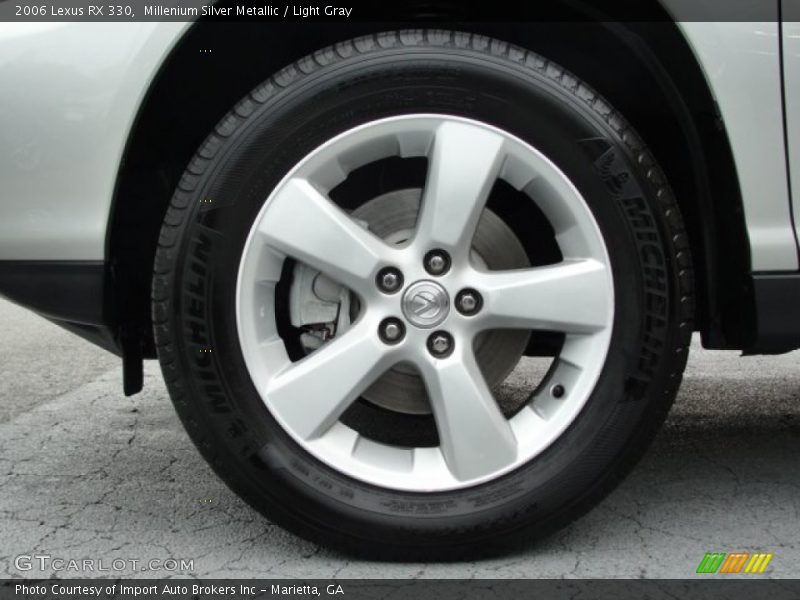 Millenium Silver Metallic / Light Gray 2006 Lexus RX 330