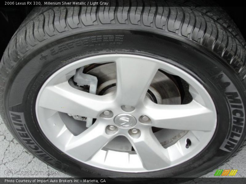 Millenium Silver Metallic / Light Gray 2006 Lexus RX 330
