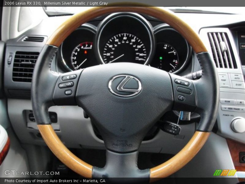 Millenium Silver Metallic / Light Gray 2006 Lexus RX 330