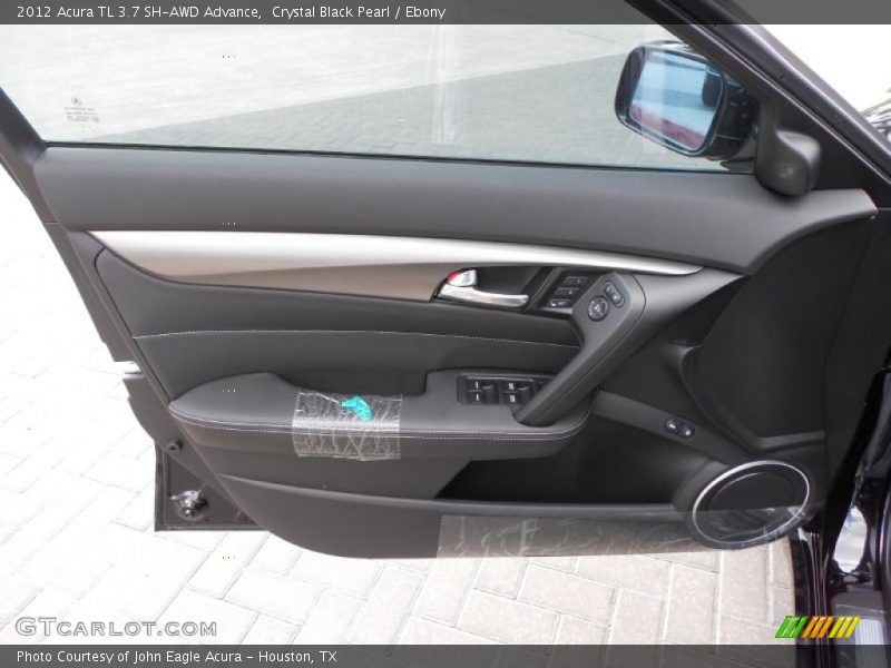 Crystal Black Pearl / Ebony 2012 Acura TL 3.7 SH-AWD Advance