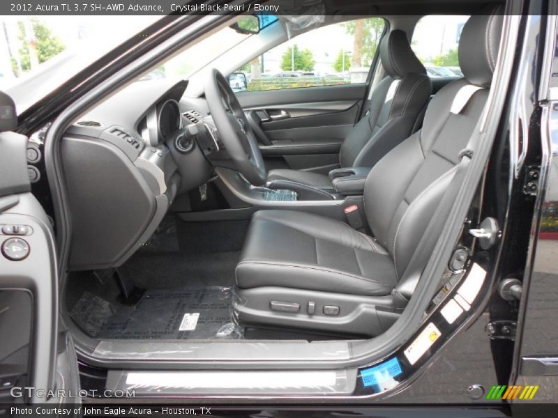 Crystal Black Pearl / Ebony 2012 Acura TL 3.7 SH-AWD Advance