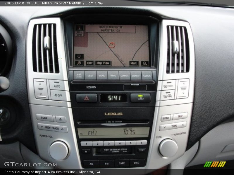 Millenium Silver Metallic / Light Gray 2006 Lexus RX 330