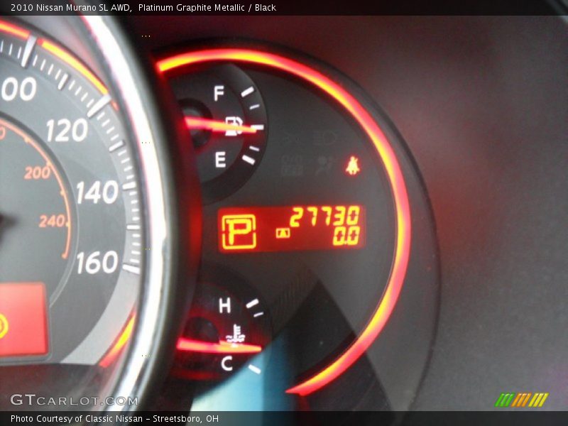 Platinum Graphite Metallic / Black 2010 Nissan Murano SL AWD