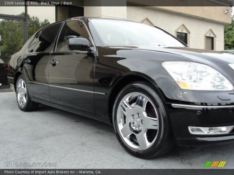 Black Onyx / Black 2006 Lexus LS 430