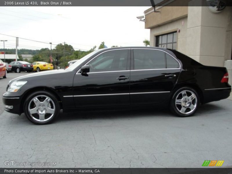 Black Onyx / Black 2006 Lexus LS 430