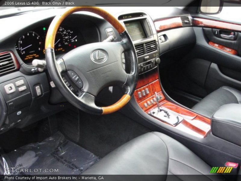 Black Onyx / Black 2006 Lexus LS 430