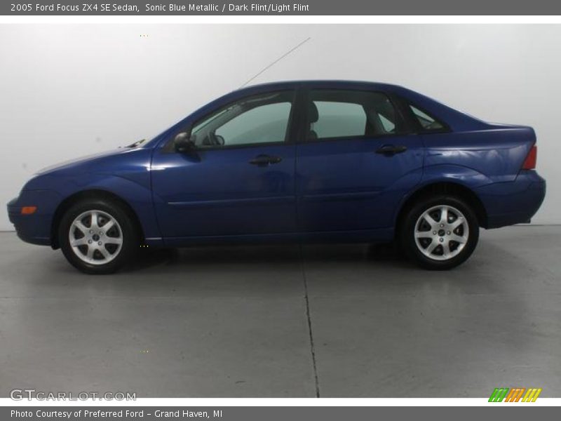 Sonic Blue Metallic / Dark Flint/Light Flint 2005 Ford Focus ZX4 SE Sedan