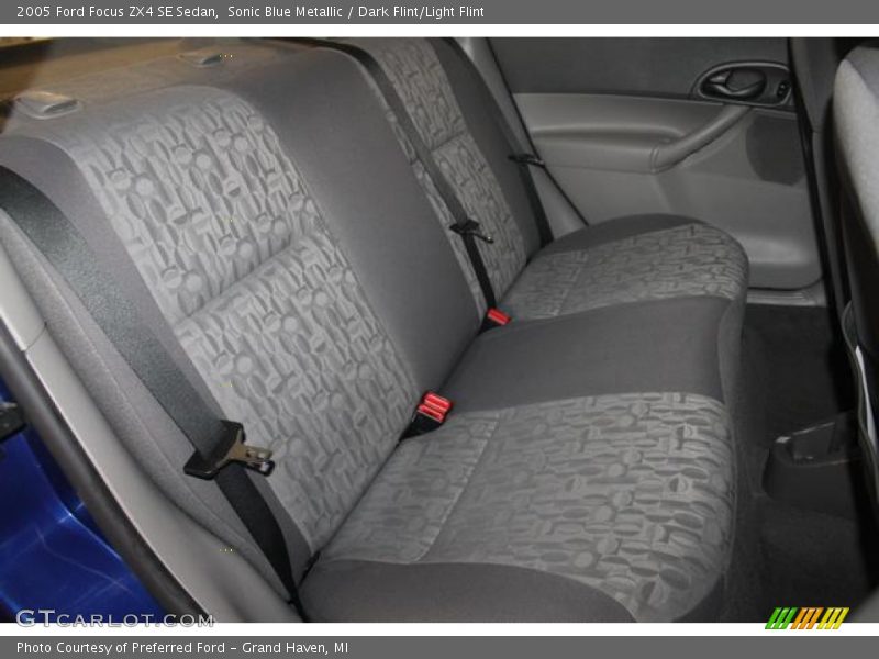 Rear Seat of 2005 Focus ZX4 SE Sedan