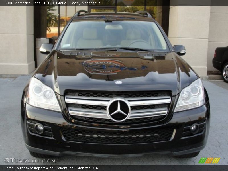 Black / Macadamia 2008 Mercedes-Benz GL 450 4Matic