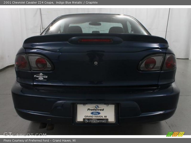 Indigo Blue Metallic / Graphite 2001 Chevrolet Cavalier Z24 Coupe