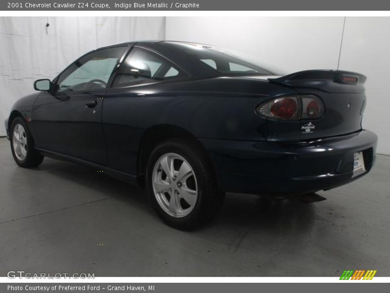 Indigo Blue Metallic / Graphite 2001 Chevrolet Cavalier Z24 Coupe