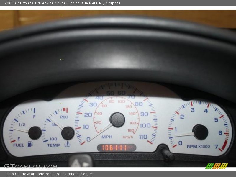  2001 Cavalier Z24 Coupe Z24 Coupe Gauges