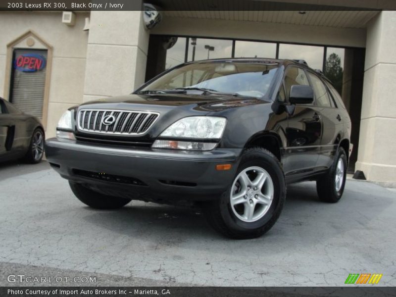 Black Onyx / Ivory 2003 Lexus RX 300