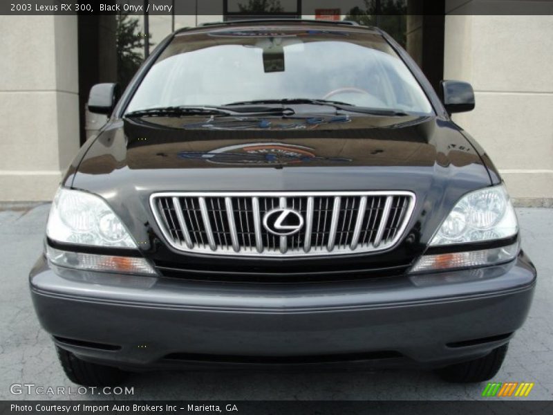 Black Onyx / Ivory 2003 Lexus RX 300