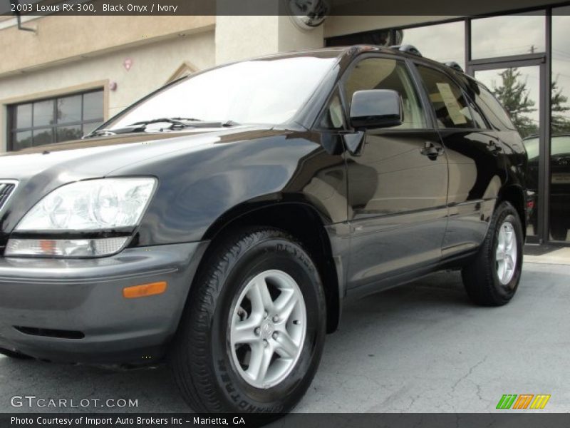 Black Onyx / Ivory 2003 Lexus RX 300