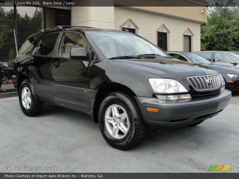 Black Onyx / Ivory 2003 Lexus RX 300