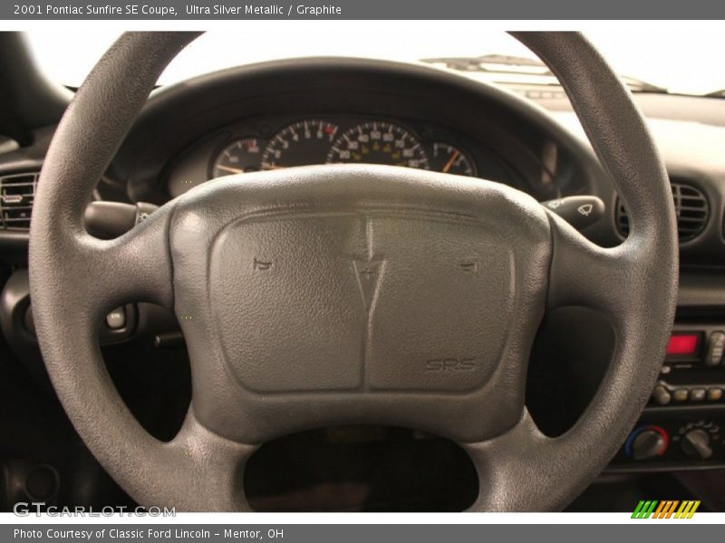 Ultra Silver Metallic / Graphite 2001 Pontiac Sunfire SE Coupe