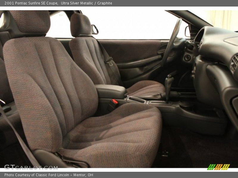 Ultra Silver Metallic / Graphite 2001 Pontiac Sunfire SE Coupe