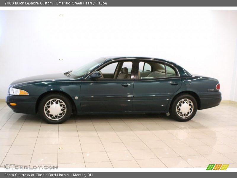Emerald Green Pearl / Taupe 2000 Buick LeSabre Custom