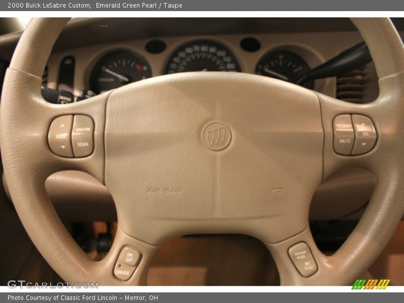 Emerald Green Pearl / Taupe 2000 Buick LeSabre Custom