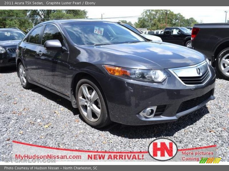 Graphite Luster Pearl / Ebony 2011 Acura TSX Sedan