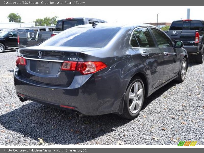 Graphite Luster Pearl / Ebony 2011 Acura TSX Sedan