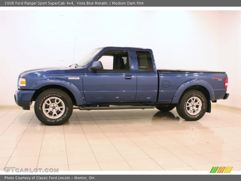  2008 Ranger Sport SuperCab 4x4 Vista Blue Metallic