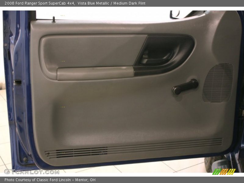 Vista Blue Metallic / Medium Dark Flint 2008 Ford Ranger Sport SuperCab 4x4