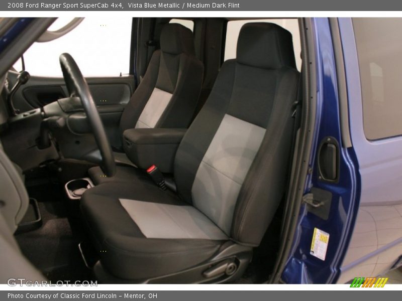 Front Seat of 2008 Ranger Sport SuperCab 4x4