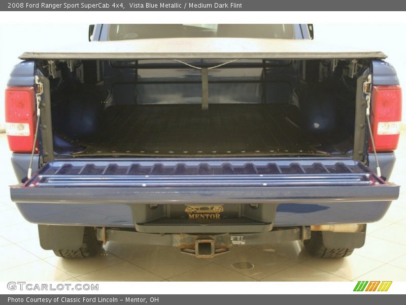 Vista Blue Metallic / Medium Dark Flint 2008 Ford Ranger Sport SuperCab 4x4