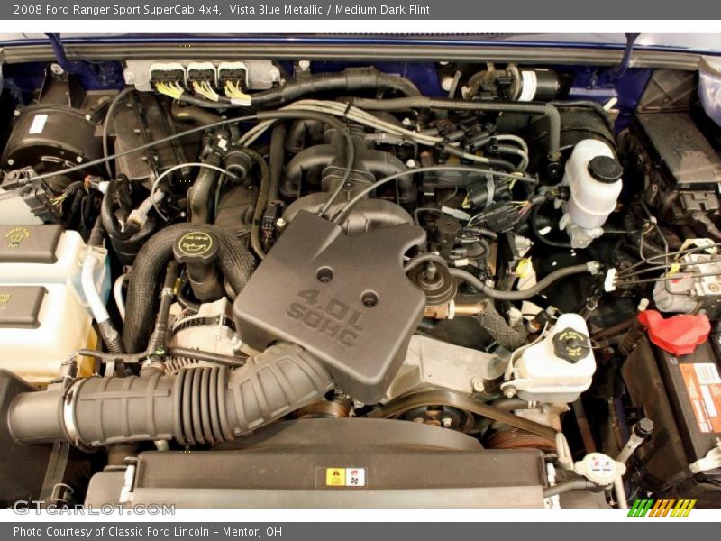  2008 Ranger Sport SuperCab 4x4 Engine - 4.0 Liter SOHC 12-Valve V6
