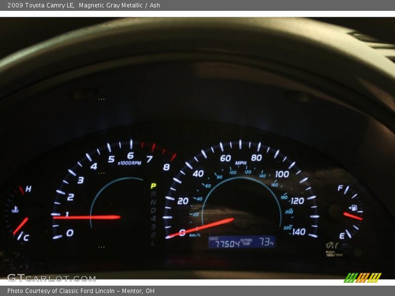 Magnetic Gray Metallic / Ash 2009 Toyota Camry LE