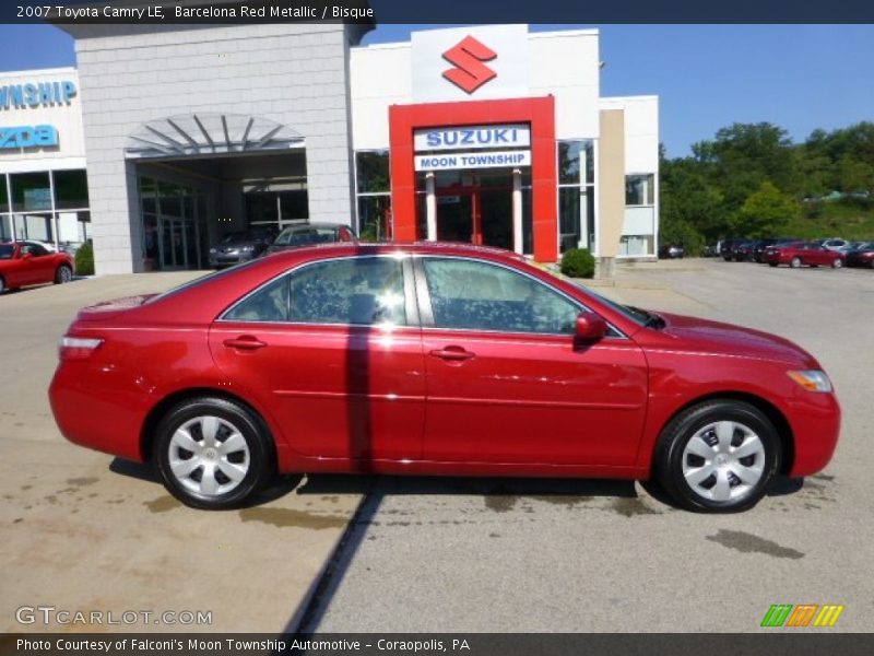 Barcelona Red Metallic / Bisque 2007 Toyota Camry LE