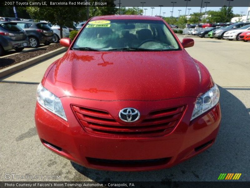 Barcelona Red Metallic / Bisque 2007 Toyota Camry LE