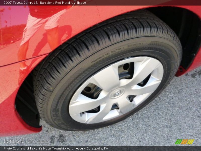 Barcelona Red Metallic / Bisque 2007 Toyota Camry LE