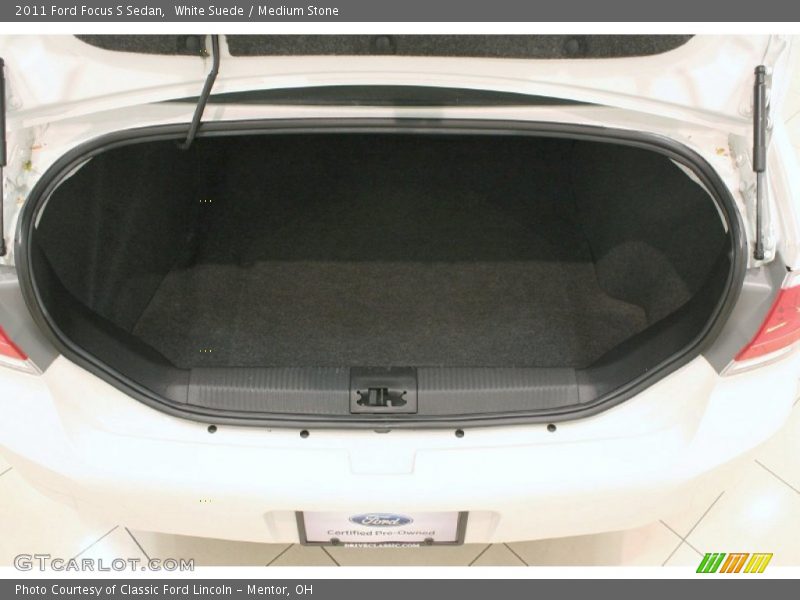White Suede / Medium Stone 2011 Ford Focus S Sedan