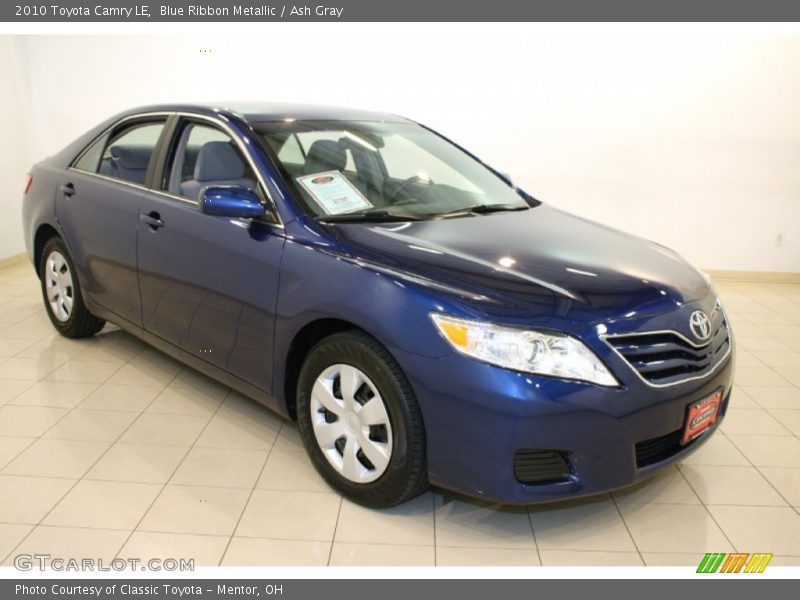 Blue Ribbon Metallic / Ash Gray 2010 Toyota Camry LE