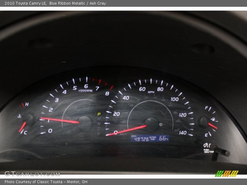 Blue Ribbon Metallic / Ash Gray 2010 Toyota Camry LE