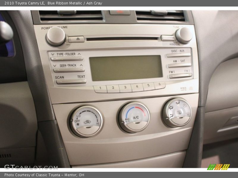 Blue Ribbon Metallic / Ash Gray 2010 Toyota Camry LE