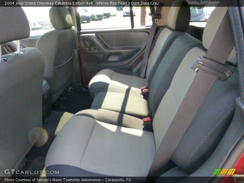 Rear Seat of 2004 Grand Cherokee Columbia Edition 4x4