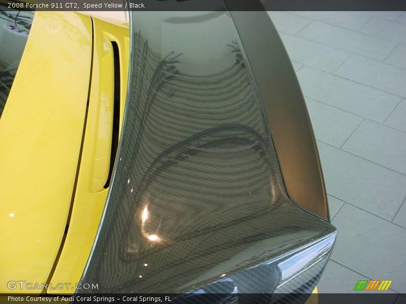 Speed Yellow / Black 2008 Porsche 911 GT2
